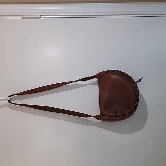 Leather Boho Canteen Style Bag - Picture 2 of 10